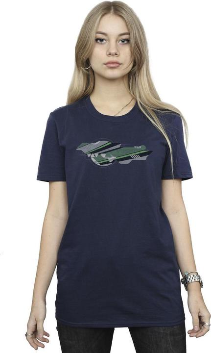 Actual product image Disney Womens/Ladies Lightyear Graphic Title Cotton Boyfriend T-Shirt (S)