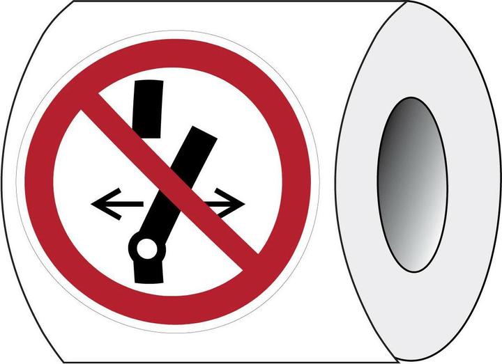 Immagine prodotto Brady ISO 7010 PIC P031 B-7541 Etichettatura di sicurezza ISO - Non commutare Polietilene laminato