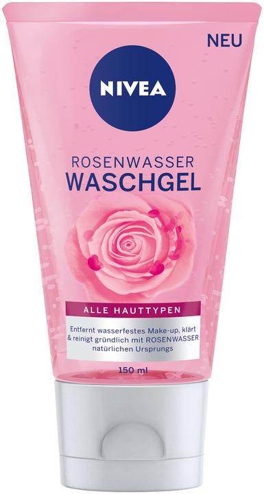 Image du produit NIVEA Gel nettoyant à l'eau de rose (Démaquillant, Gel, 150 ml)