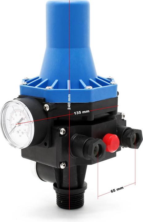 Actual product image Wiltec Pressure switch for domestic pumps fountain pumps SKD 3 230V single phase (Domestic water pump)