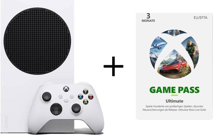 Produktbild Microsoft Xbox Series S + Game Pass Ultimate 3 Monate