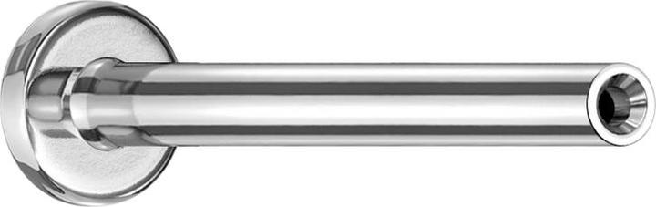 Actual product image Star Piercing Micro Threadless Labret Rod silver (without brass, Surgical steel 316L)
