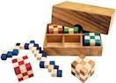 Produktbild Philos Schlangenwürfel Set in Holzbox Stück (Deutsch, Französisch, Italienisch, Englisch)