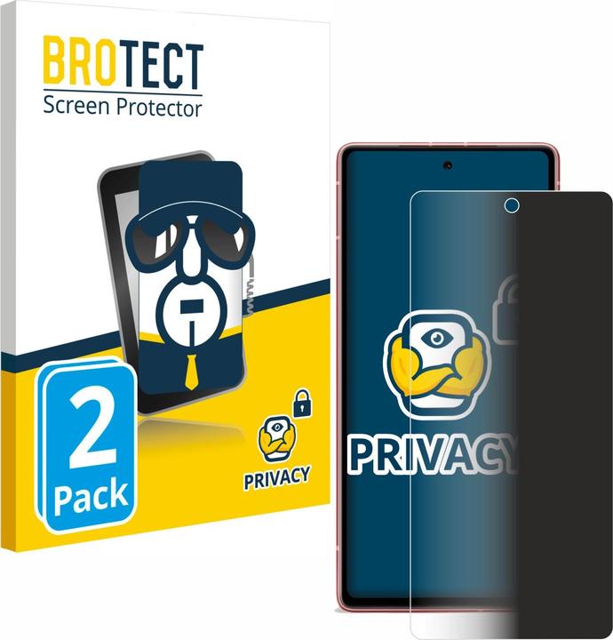 Actual product image BROTECT Anti-spy privacy film Blue light protection film (2 Piece, Google Pixel 7a)