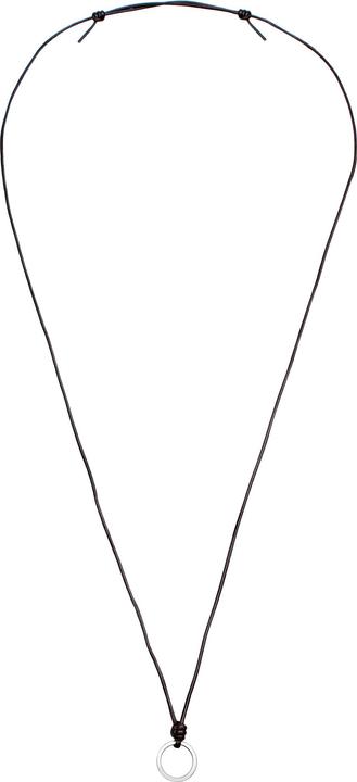 Produktbild Elli Halskette Charmträger Textilband 925 Silber (925er Sterling Silber, Leder, Keine Schmuckstein)