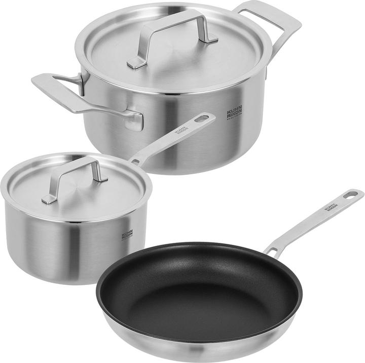 Actual product image Kuhn Rikon Culinary Fiveply (24 cm, Pan set + pot set, Stainless steel)