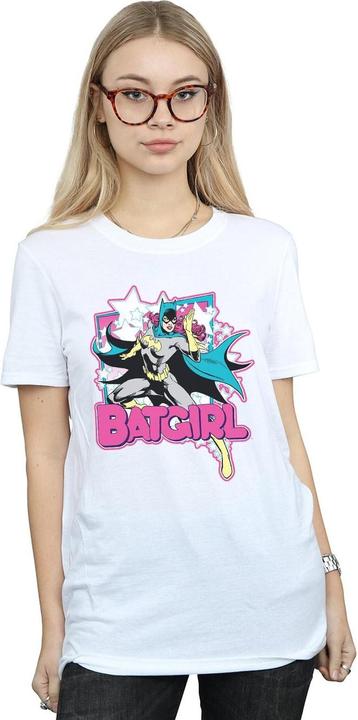 Actual product image Batman Womens/Ladies Leap Batgirl Cotton Boyfriend T-Shirt (XL)