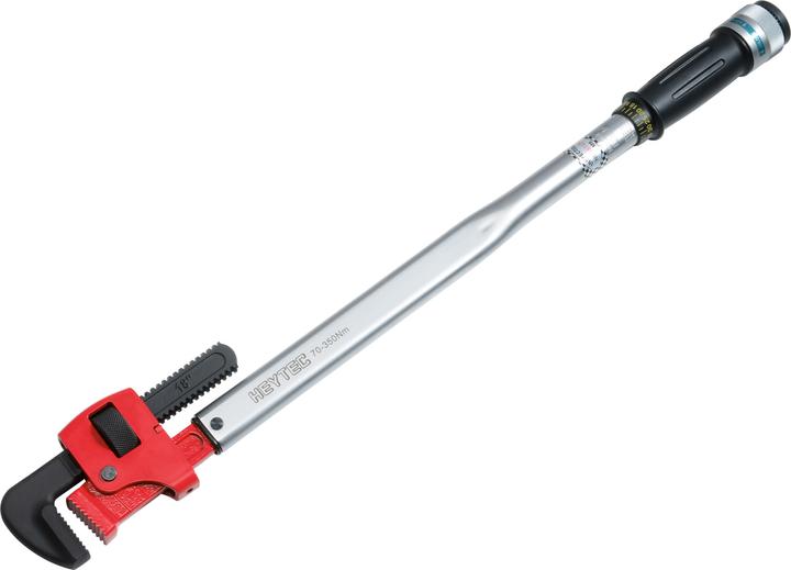 Actual product image HEYTEC Torque spanner, adjustable with one-hand collet, 70-350 Nm 730 mm (730 mm)
