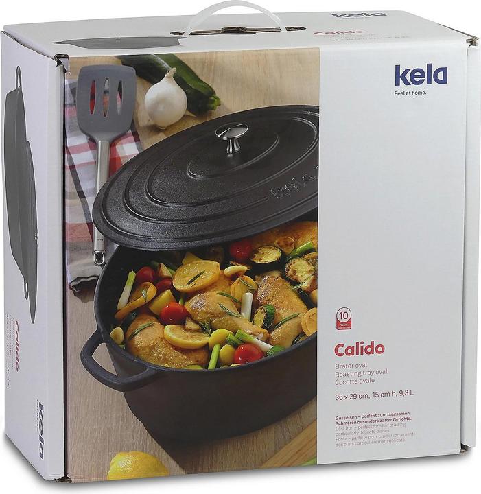 Immagine prodotto Kela Calido (36 cm, Pirofila + casseruola, Ghisa, Smalto)