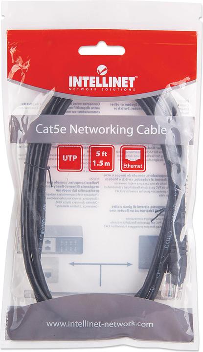 Actual product image Intellinet Patch cable (U/UTP, CAT5e, 1.50 m)