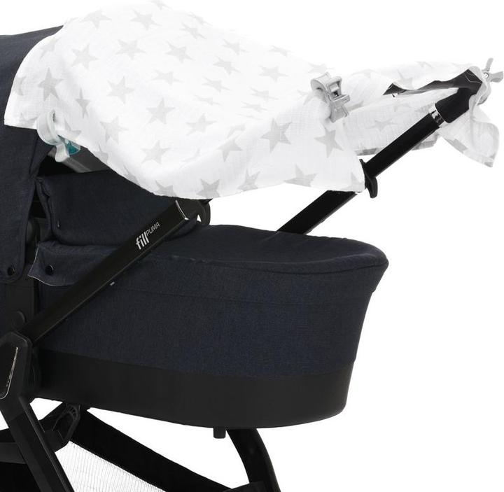 Actual product image ASMI Swaddle clips, pram clips 2 pieces white