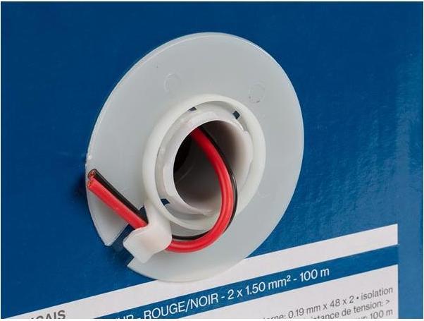 Actual product image Cables SPEAKER WIRE - RED/BLACK - 2 x 1.50 mm² - 100 m (100 m, 1.50 mm²)