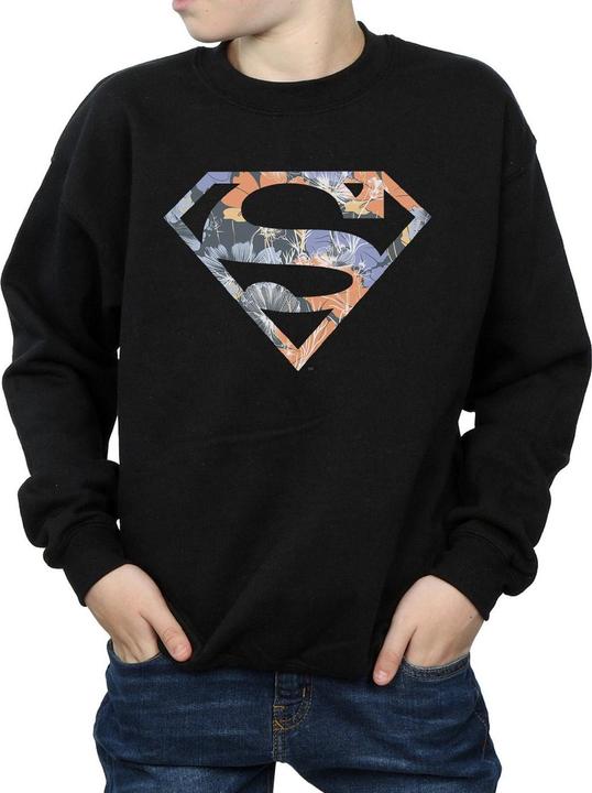 Immagine prodotto Superman Floral Logo 2 Felpa Ragazzi (140, 146)