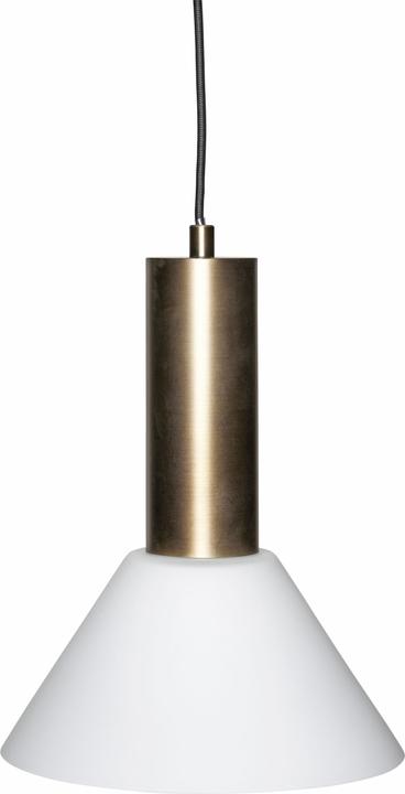 Hübsch Contrast Pendelleuchte Burnished Brass (E27)
