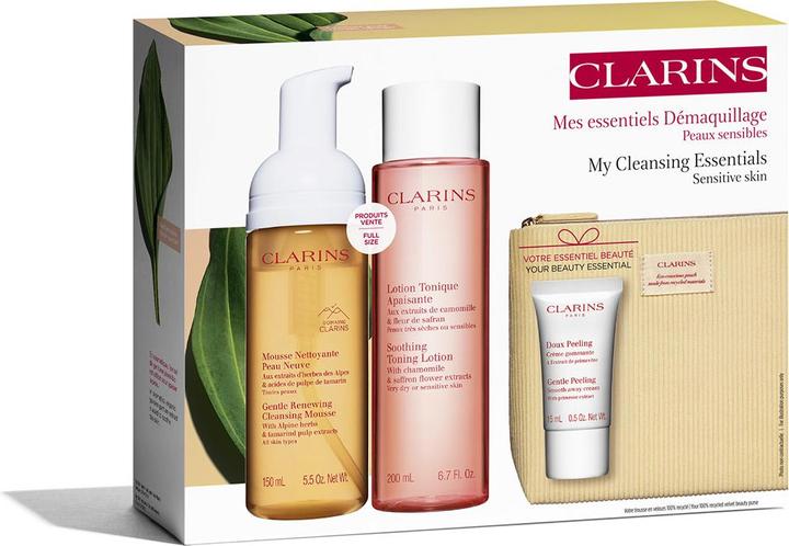Actual product image Clarins Specials - Premium Cleansing Sensitive Skin Kit (Foam, 200 ml)