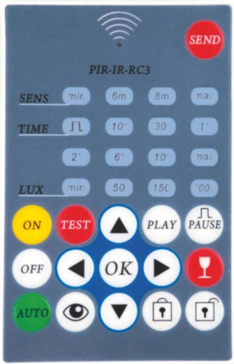 Actual product image Niko Remote control P IR handheld transmitter