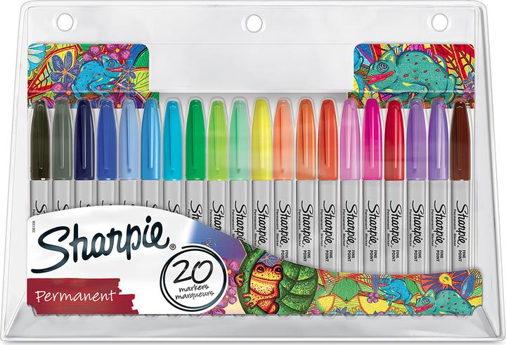 Produktbild Sharpie Permanent Marker Set ”Electro Pop” (Multicolor, 1 mm, 20 x)