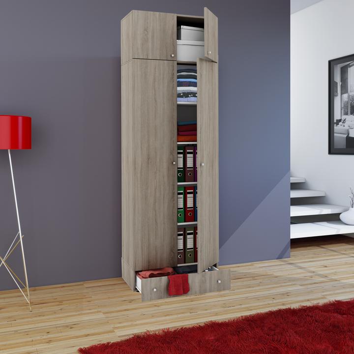 Immagine prodotto VCM Holz Mehrzweckschrank Serie Vandol mit Drehtüren (70 x 40 cm)