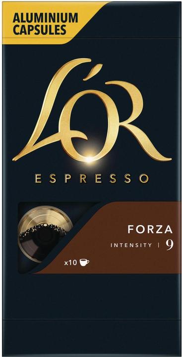 Actual product image L’OR Espresso Coffee capsules Espresso Forza 10 pieces (10 x Port.)
