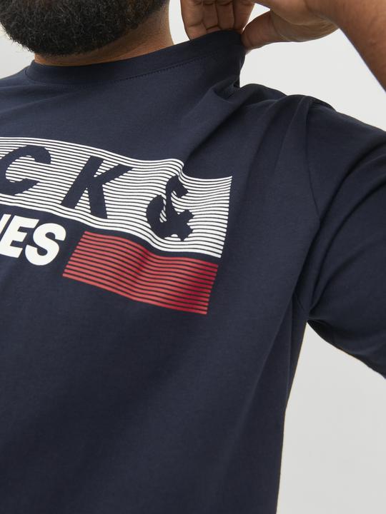 Produktbild Jack & Jones Logoprint Plus size T-shirt (3XL)