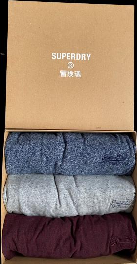 Produktbild Superdry Organic Cotton Vintage Logo T-Shirt Triple Pack (L)