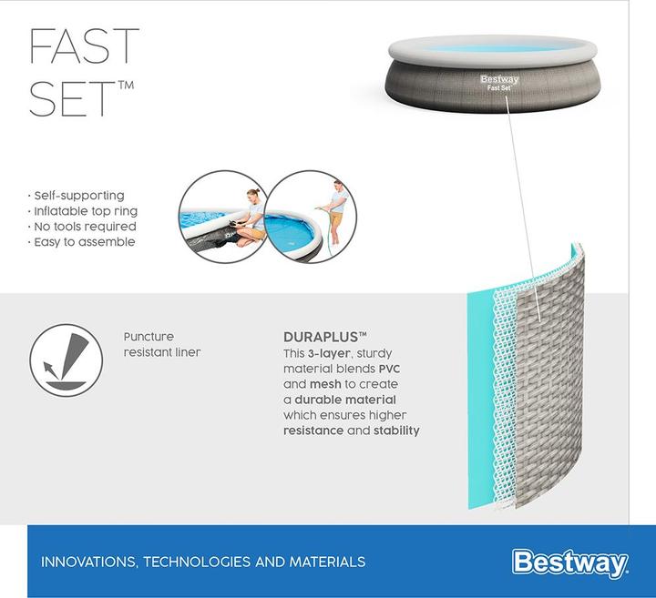 Produktbild Bestway Fast Set (Ø 366 x 76 cm)