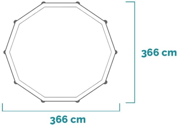 Actual product image Intex Pool Prism Frame Set 366 x 76 cm (366 x 366 x 76 cm)