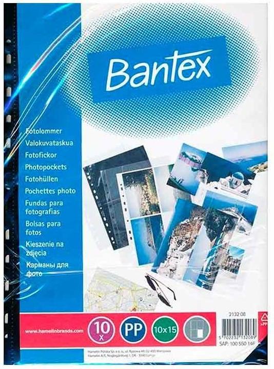 Bantex Fototaschen 10x15 cm schwarz/klar - (10 Stk.) (10 x 15 cm, 10 x)