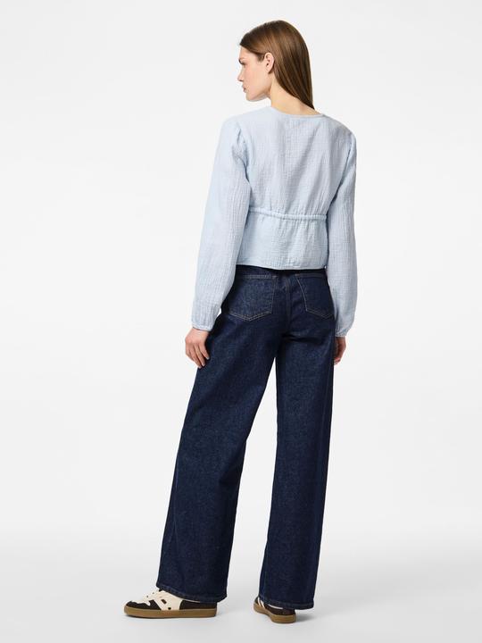 Produktbild Pieces PCSASTINA Musselin Oberteil mit langen Ärmeln (XL)
