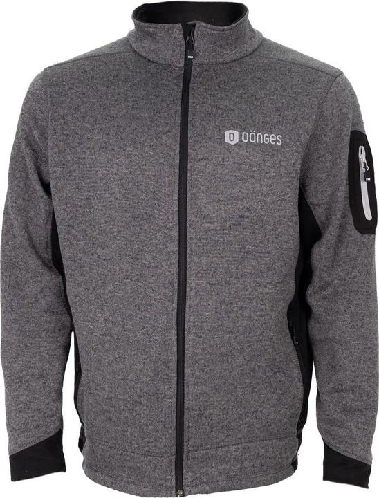Produktbild Dönges Strickfleecejacke, anthrazit, Herren, Grösse L (L)