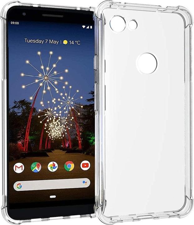Produktbild Screenguard Google Pixel 3a Hülle Crystal Soft Airbag Bumper (Google Pixel 3a)
