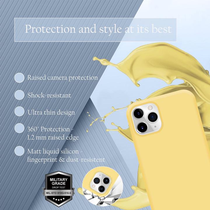Actual product image Cadorabo TPU Liquid Silicone Case Cover (Apple iPhone 11 Pro)