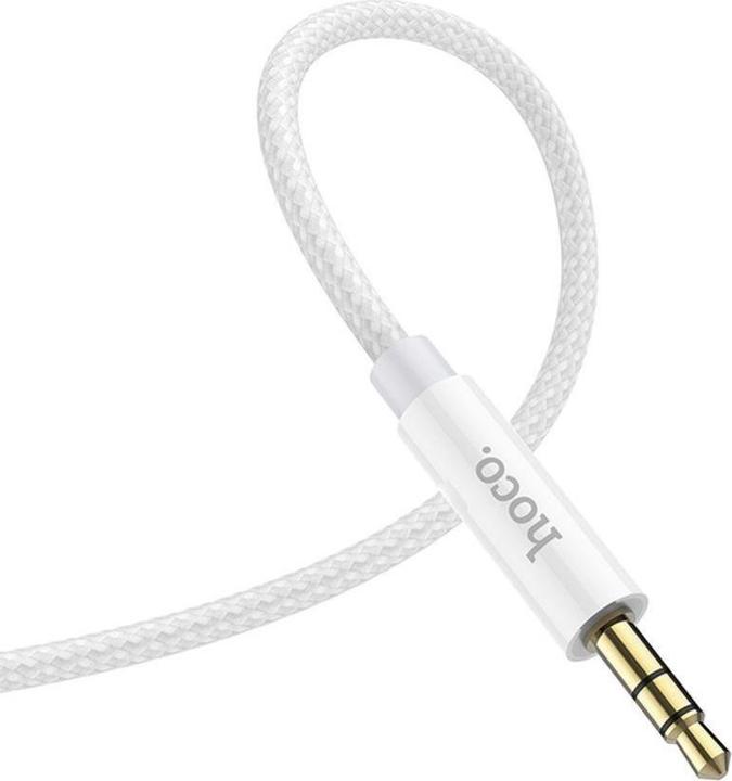 Immagine prodotto Hoco Cavo di conversione audio AUX digitale da 3,5 mm a Tipo-C da 1 metro, argento (1 m)