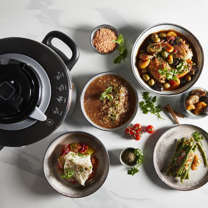 Image du produit Tefal Clipso+ Chef 6L Schnellkochtopf (22 cm, Cuiseur à vapeur, Acier inoxydable)