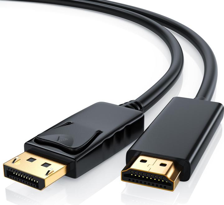 Actual product image CSL DisplayPort - HDMI (Type A) (2 m, DisplayPort, HDMI)