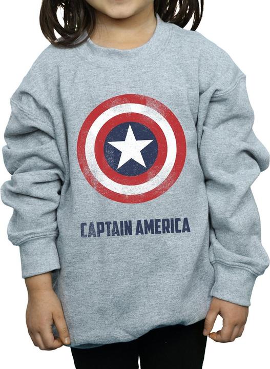 Immagine prodotto Captain America Shield Text Felpa Ragazze (116)