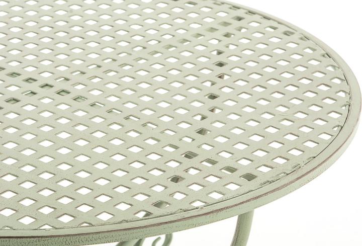 Actual product image Swisshandel24 Amanda table, antique green (70 cm)