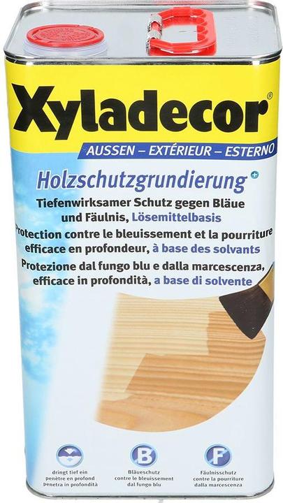 Produktbild Xyladecor Holzschutz Grundierung lösemittelhaltig (Farblos, 5 l)