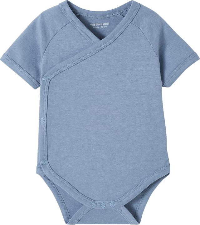 Produktbild Vertbaudet 5er-Pack Baby Wickelbodys Bio-Baumwolle Oeko-Tex (56)