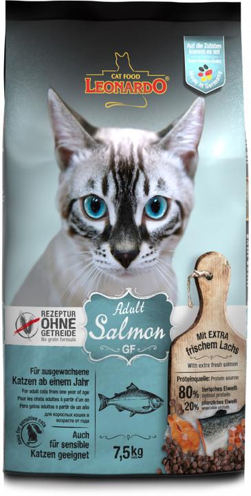 Actual product image Leonardo Cat Food Adult Salmon Grainfree (Adult, 1 pcs., 7500 g)