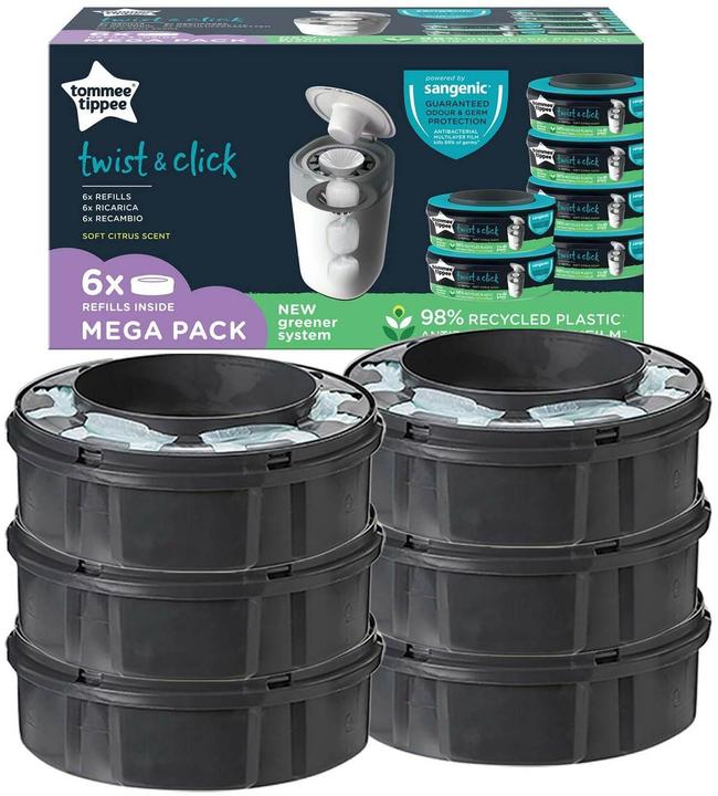 Sangenic Twist & Click Nachfüllkassetten (6 x)