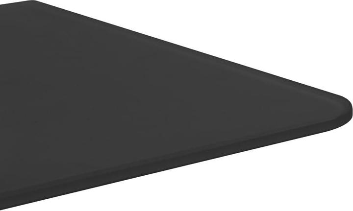 Produktbild VidaXL Urinal-Trennwand Wandmontage Schwarz 90x40 cm Hartglas (90 x 40 cm)