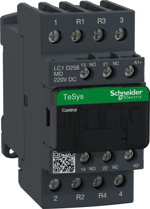 Produktbild Schneider Electric Schütz,2NO+2NC,40A,220Vdc,AC-1, 4-polig