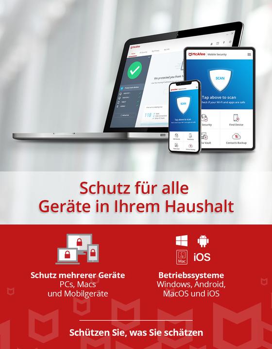 Actual product image McAfee LiveSafe (1 User, 12 months)