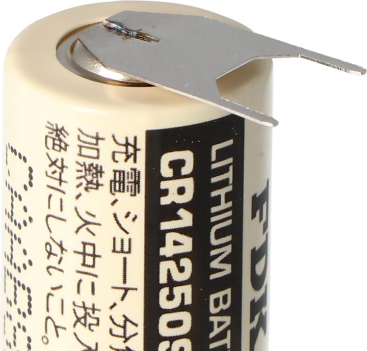 Actual product image FDK Sanyo Lithium Batterie CR14250 SE 1/2AA, IEC CR14250, 3er Print, 7,6mm Rastermass (3 pcs., 1/2 AA, 850 mAh)