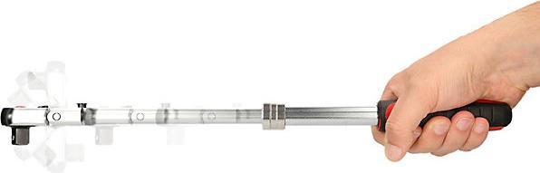 Image du produit KS Tools Cliquet réversible inclinable télescopique 1/4" SlimPOWER, 72 dents, longueur (1/4")