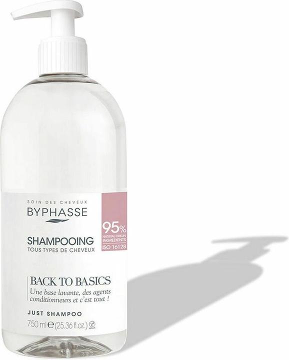 Immagine prodotto Byphasse BACK TO BASICS champú todo tipo de cabello 750 ml (750 ml, Shampoo liquido)
