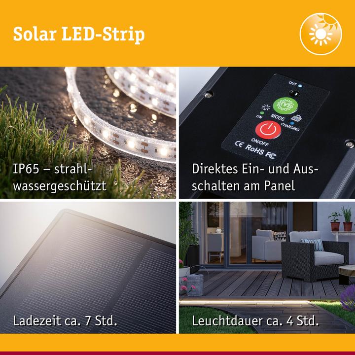 Produktbild Paulmann Solar Strip (500 cm, Indoor)