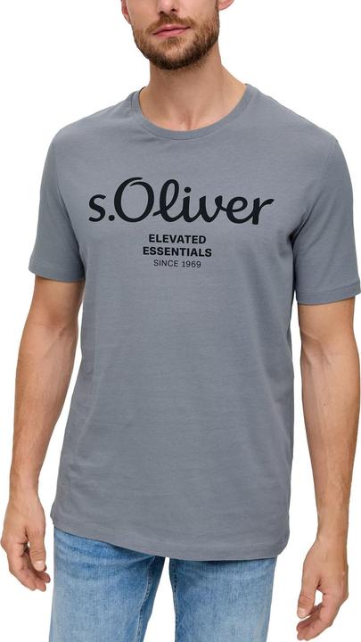 Actual product image S.Oliver T-Shirt Casual Bequem sitzend Logo T-Shirt (XL)