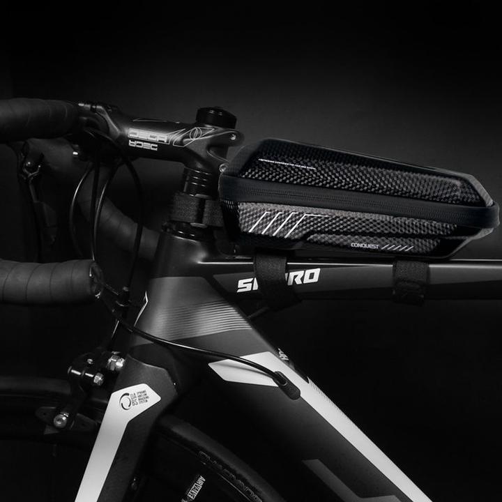 Image du produit Wildman Bicycle accessory traveling bag for bike frame with zipper 1L E5S black (1 l, Sacoche de cadre)